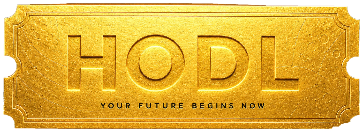Gold HODL ticket — Your future begins now